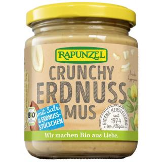 Erdnussmus Chrunchy mit Salz