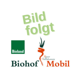 Möhren im Bund mit Grün